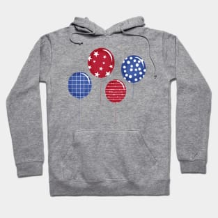 4th Of July Balloons Hoodie